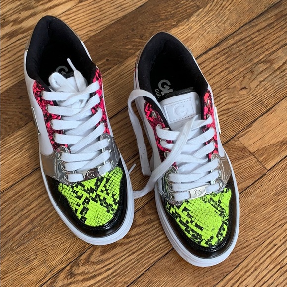 guess rigster wedge sneakers